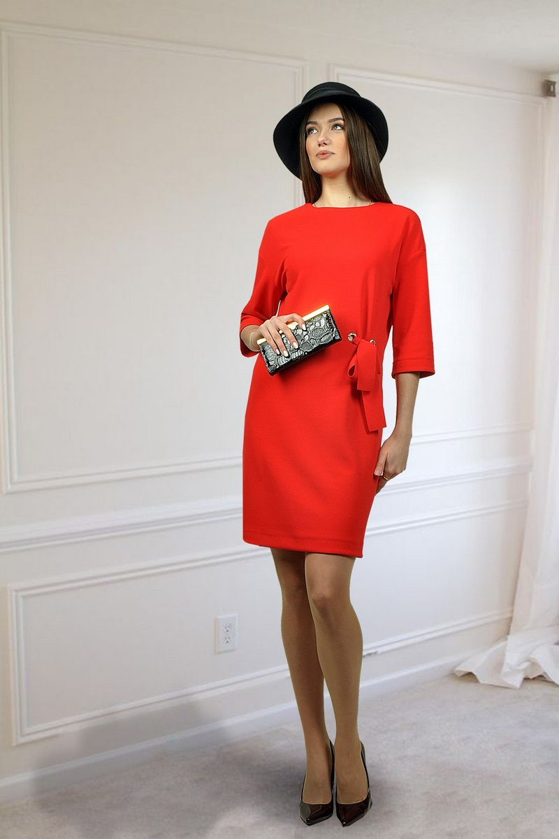 Платье Talia fashion Пл-079 красный