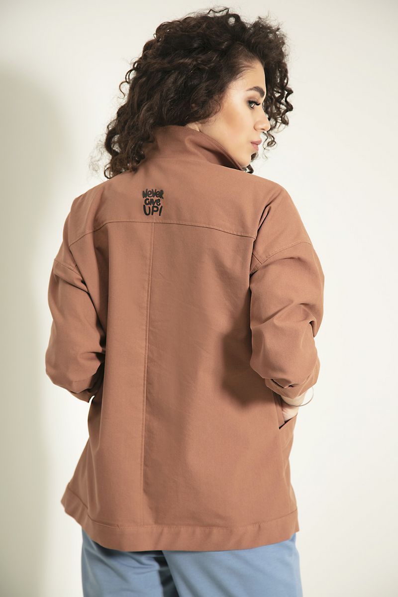 Женская куртка Samnari Л24 коричневый