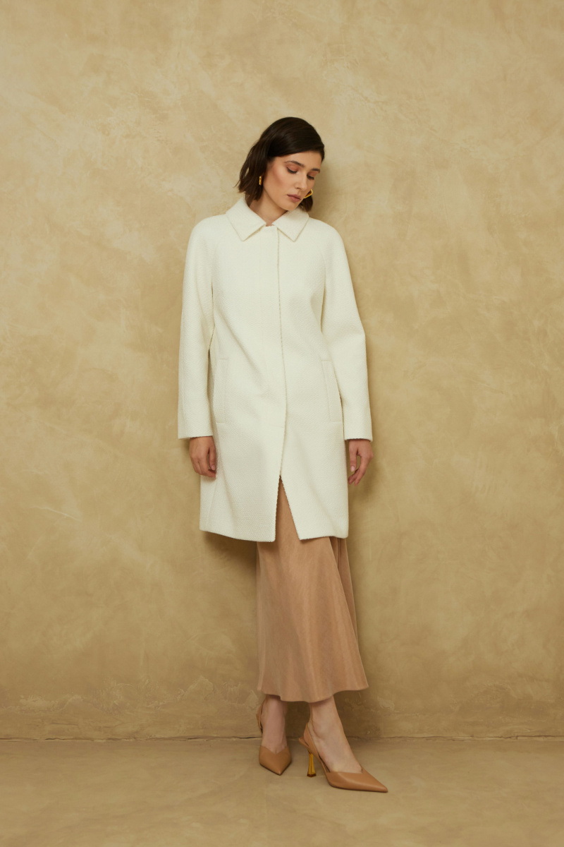 Женское пальто Elema 1-418-164 белый