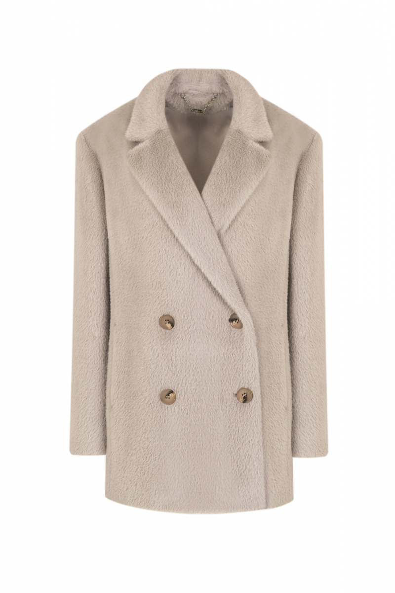 Женское пальто Elema 1-589-164 пепельный