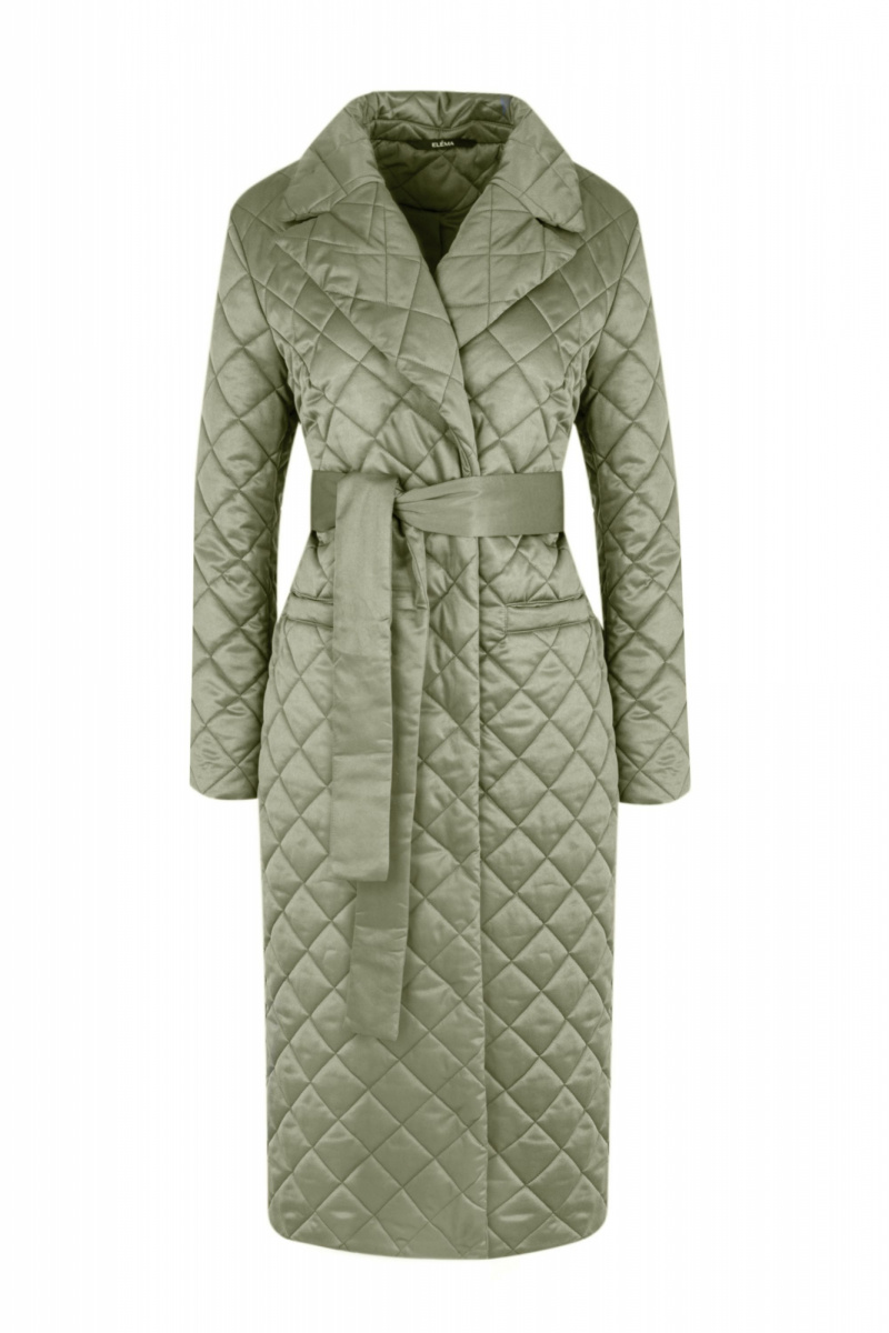 Женское пальто Elema 5-08-170 хаки