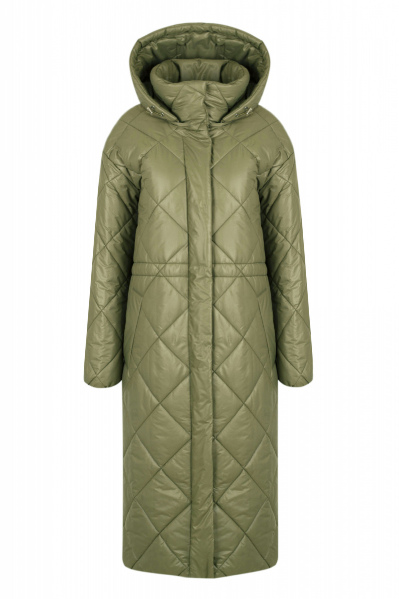 Женское пальто Elema 5-597-170 олива