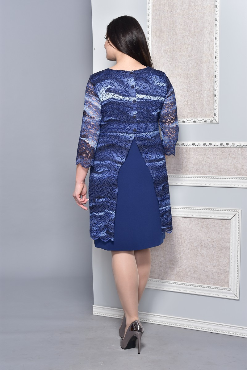 Платье Lady Style Classic 1493 синий