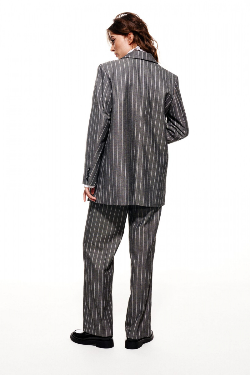 Брючный костюм ELLETTO LIFE 5253 серый
