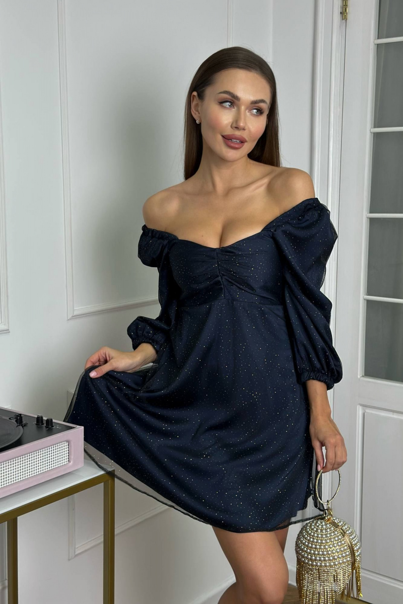 Платья THE.WOMAN 0156 синий