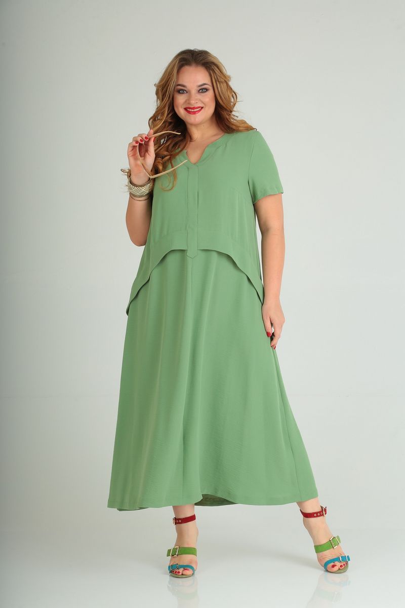Платье SOVITA M-103 зеленый
