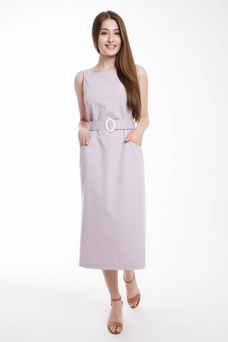 Платье с поясом Madech 205358 лавандово-розовый