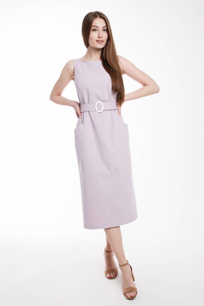 Платье с поясом Madech 205358 лавандово-розовый