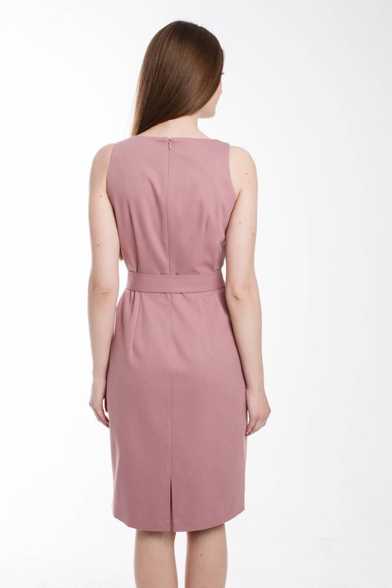 Платье с поясом Madech 205356 розово-коричневый