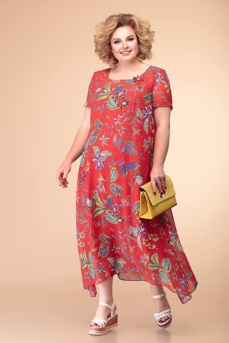 Платье Romanovich Style 1-1332 красный_1