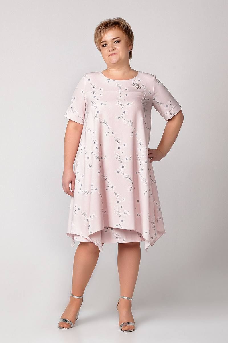 Платье Соджи 187 розовый