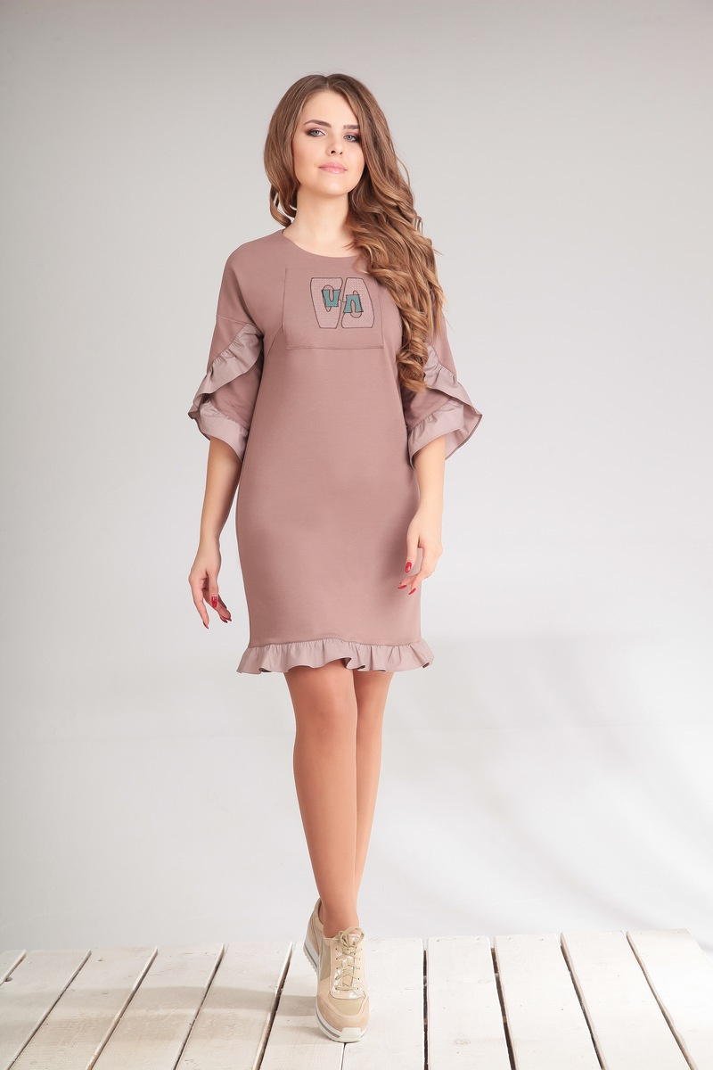Платье Golden Valley 4456 пепельно-розовый