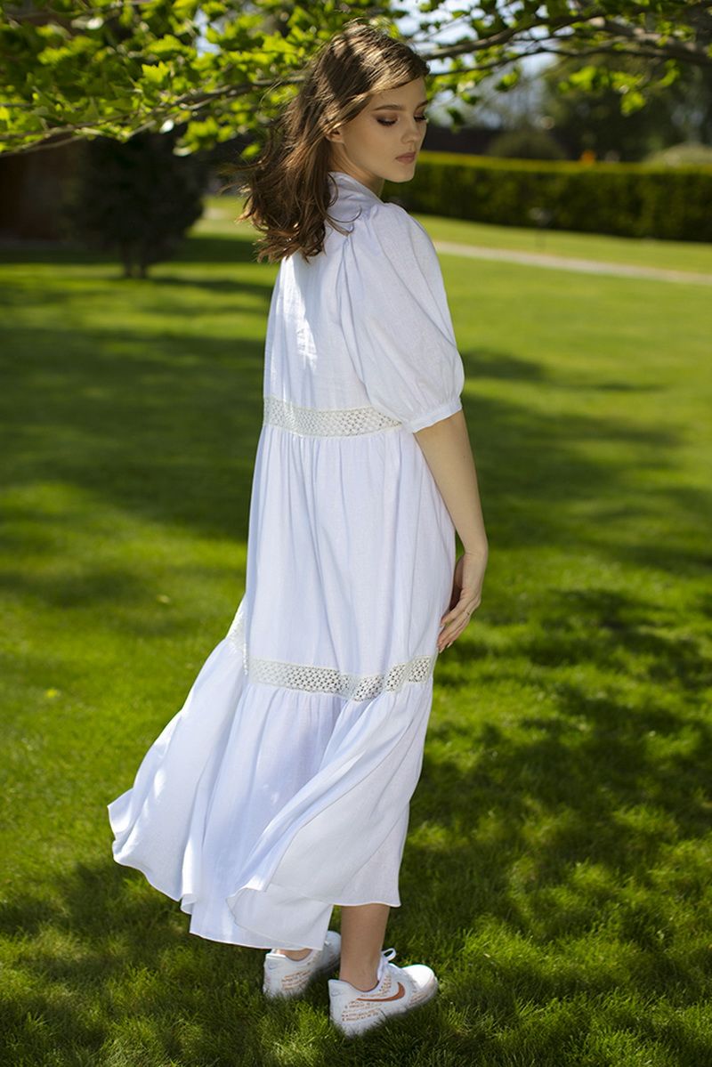 Платье LaVeLa L10161 белый