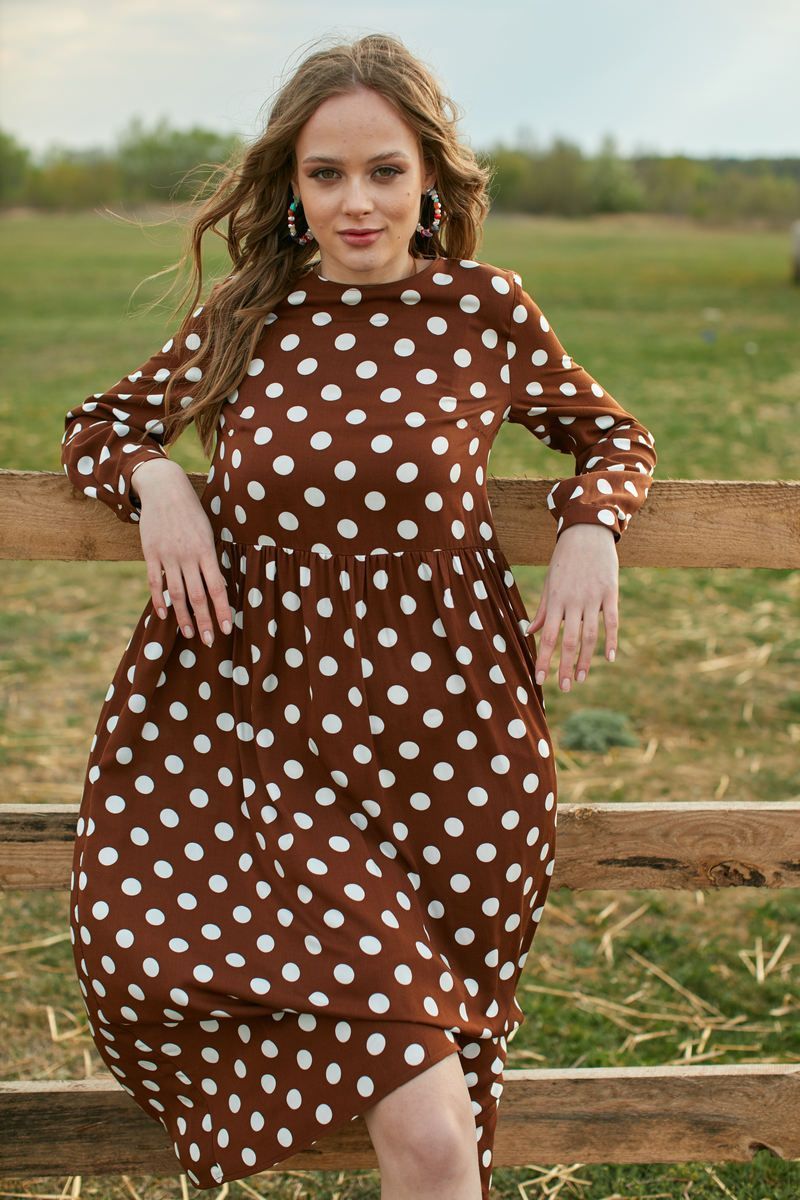 Платье Ertanno 2013 коричневый