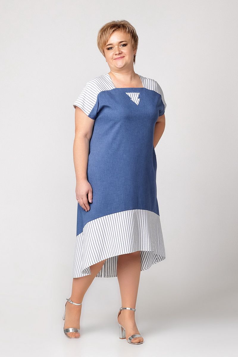 Платье Соджи 345 синий