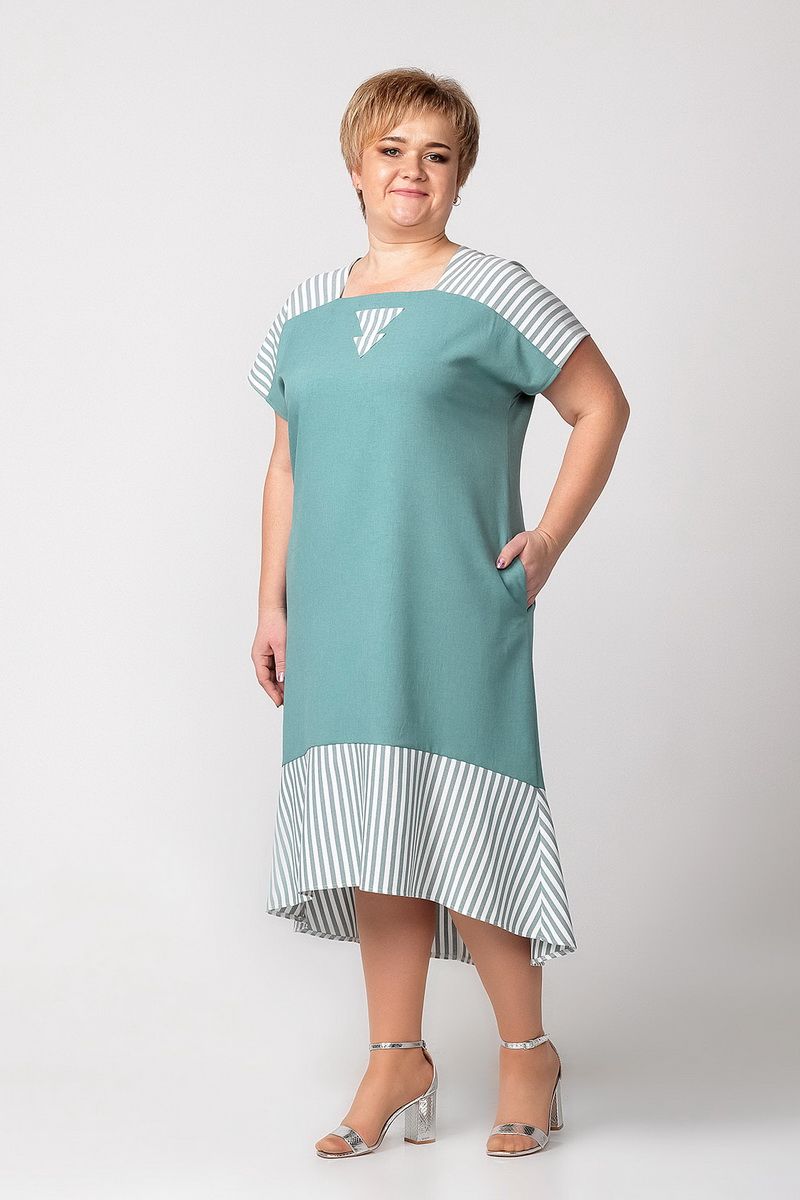 Платье Соджи 345 зелёный