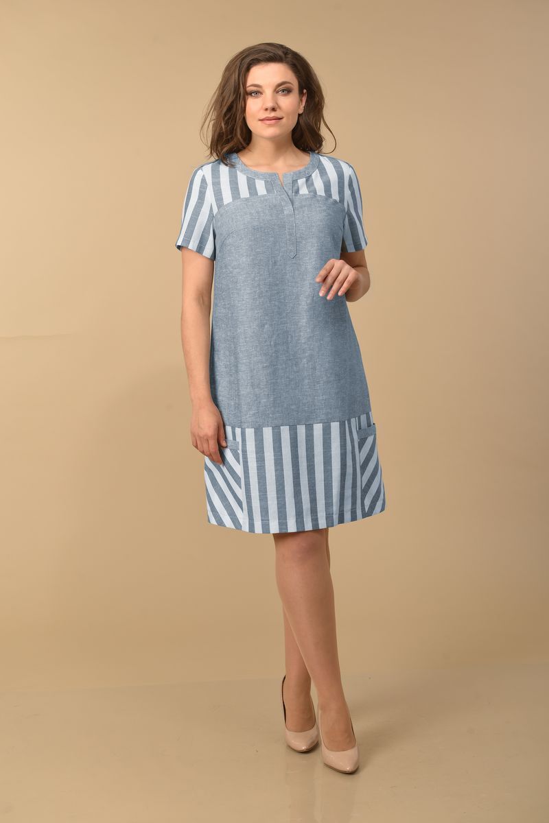 Платье Lady Style Classic 2035/4 синий