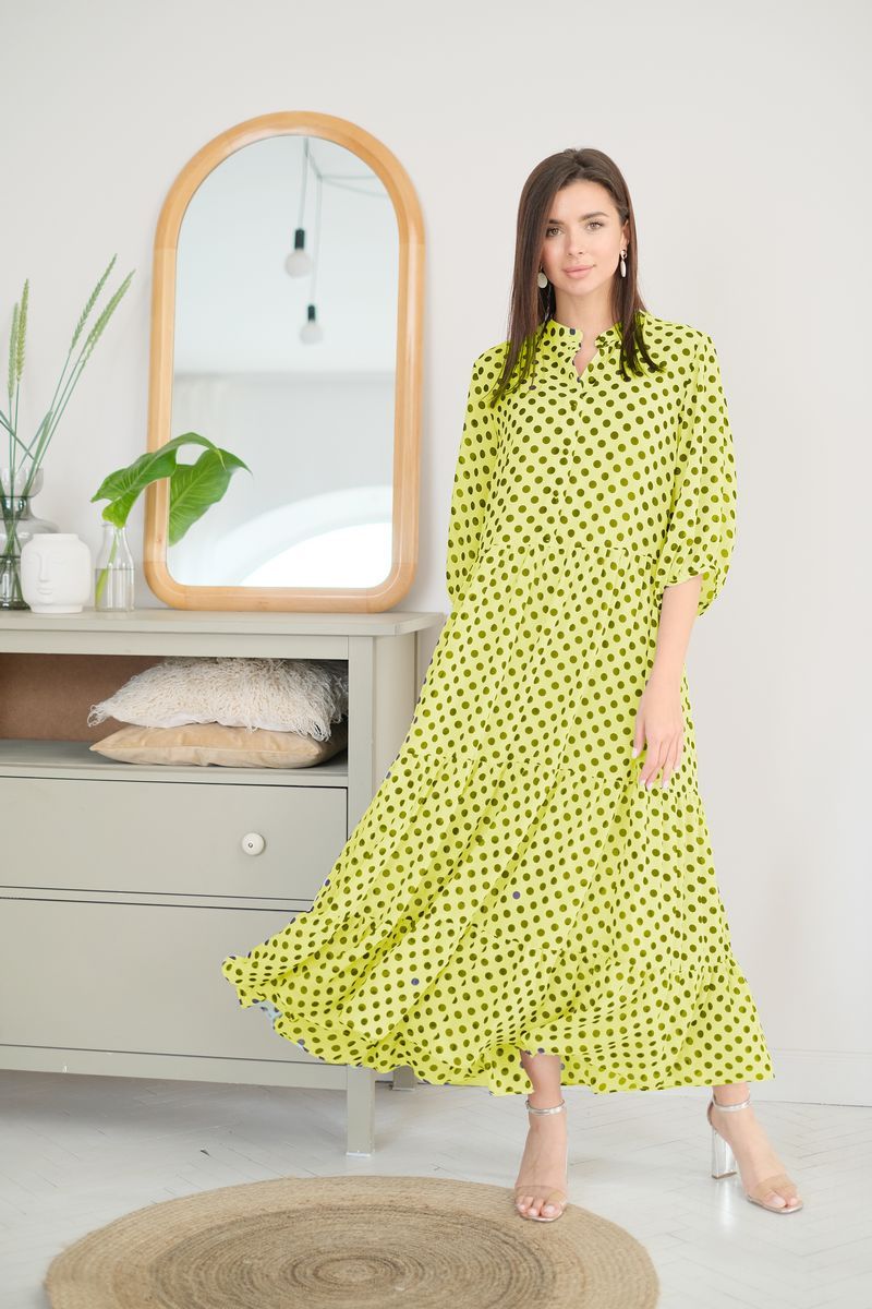 Платье LadisLine 1228 лимонный