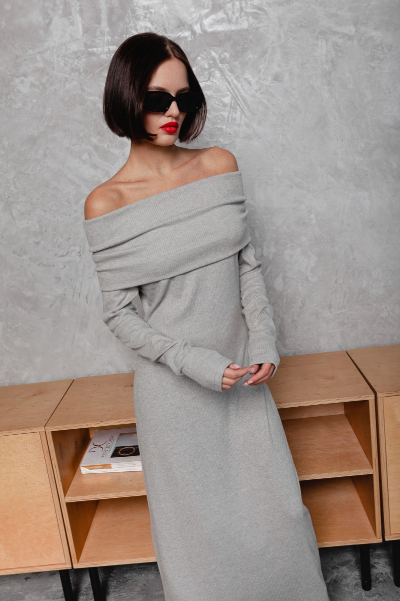 Платья Krasa М370-24 серый