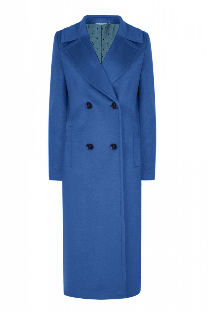 Женское пальто Elema 1-771-170 морская_волна