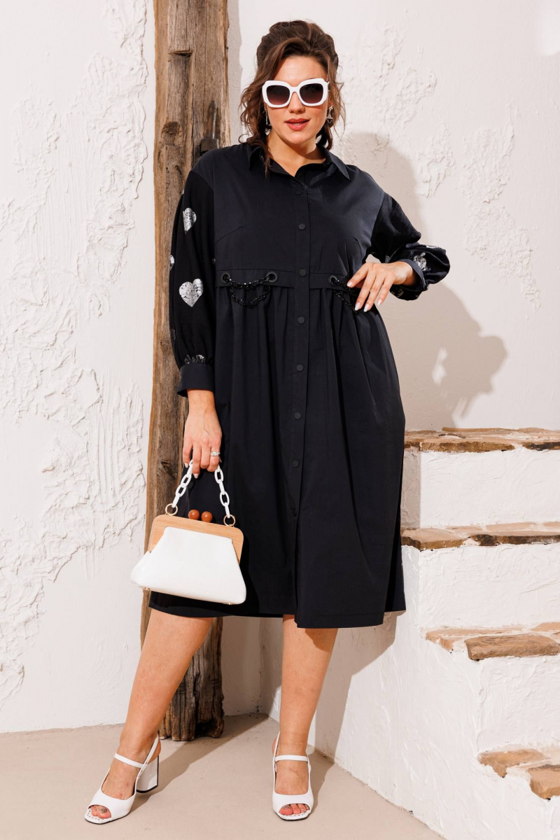 Платья Romanovich Style 1-2615 черный