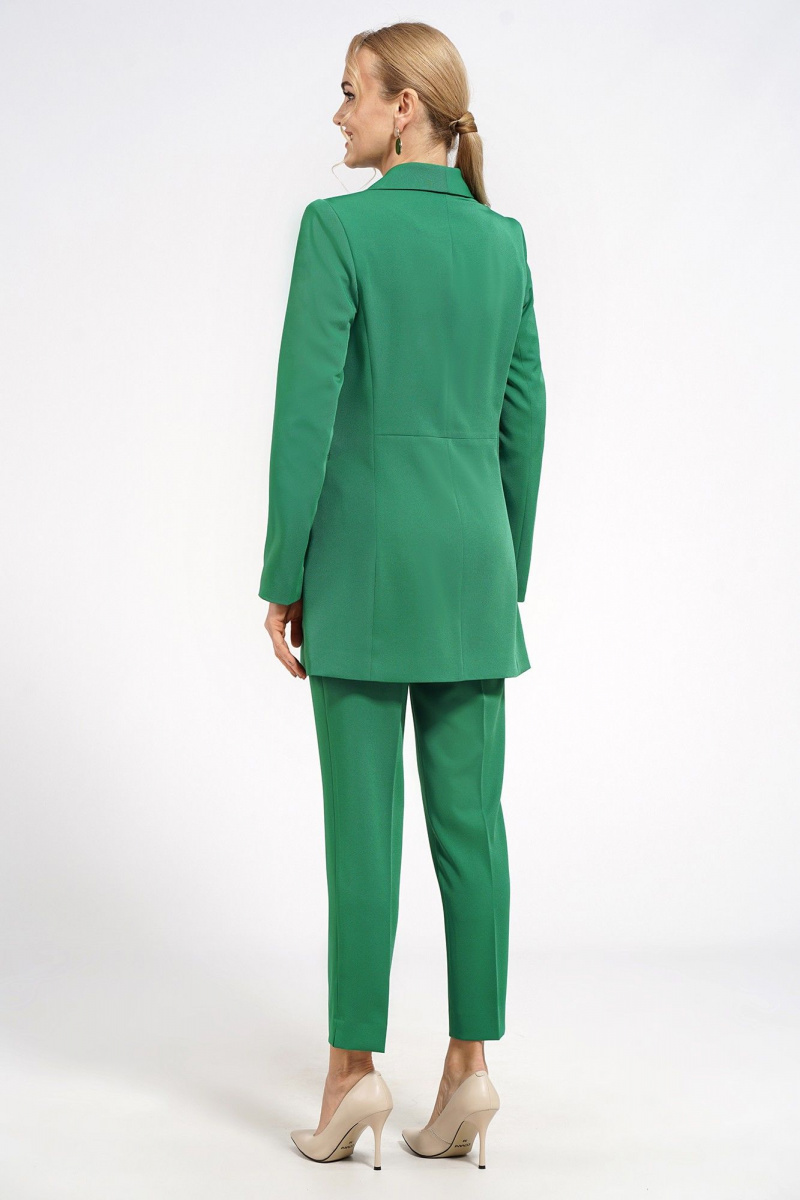 Брючный костюм Alani Collection 2090 зеленый