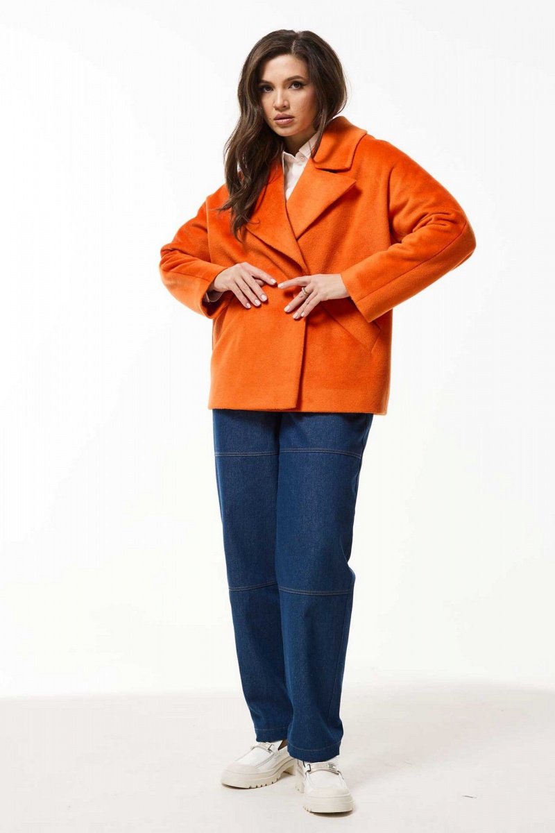 Женское пальто Mislana 1033 оранж