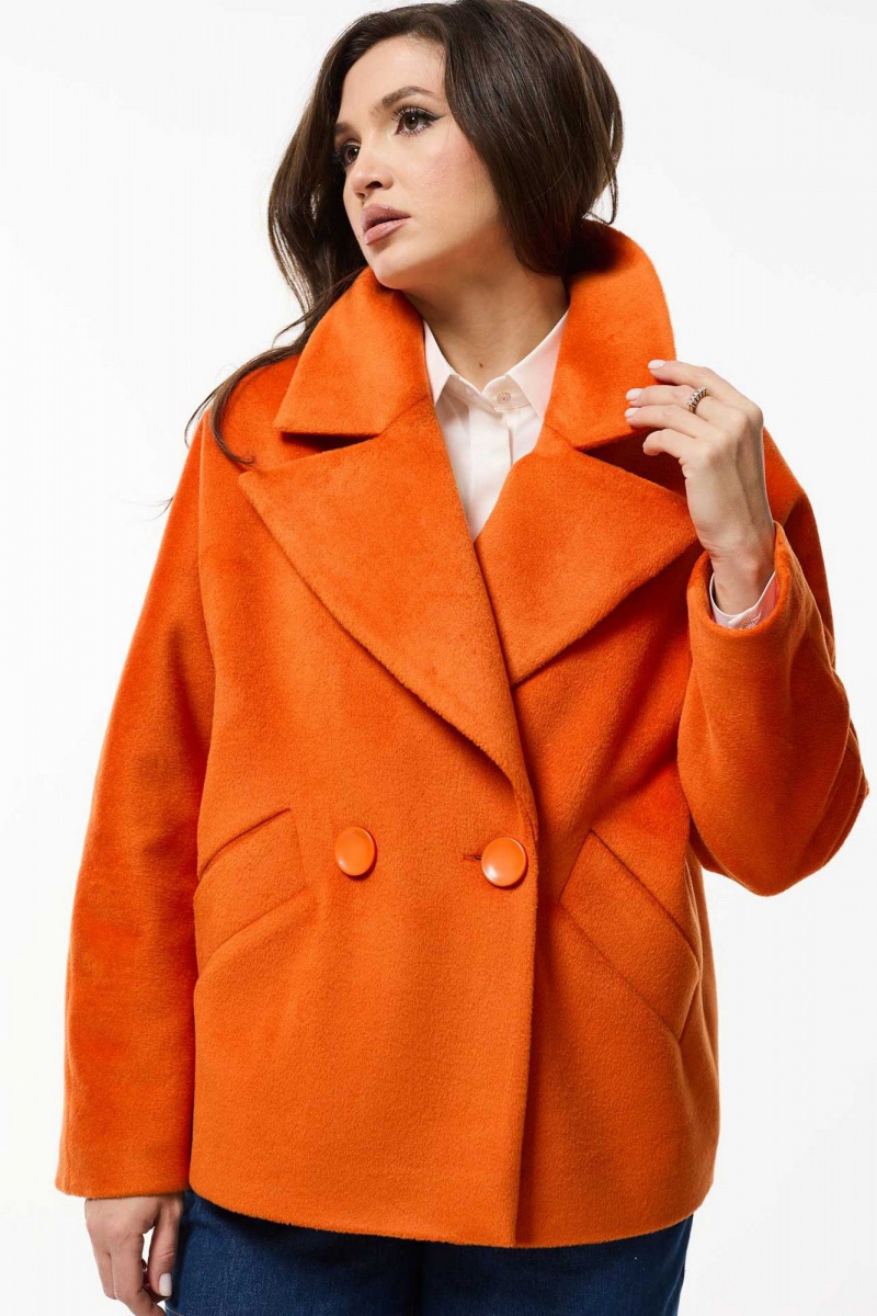 Женское пальто Mislana 1033 оранж