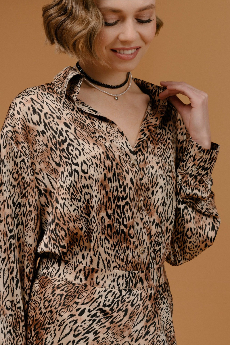 Рубашки JRSy 2389 леопард