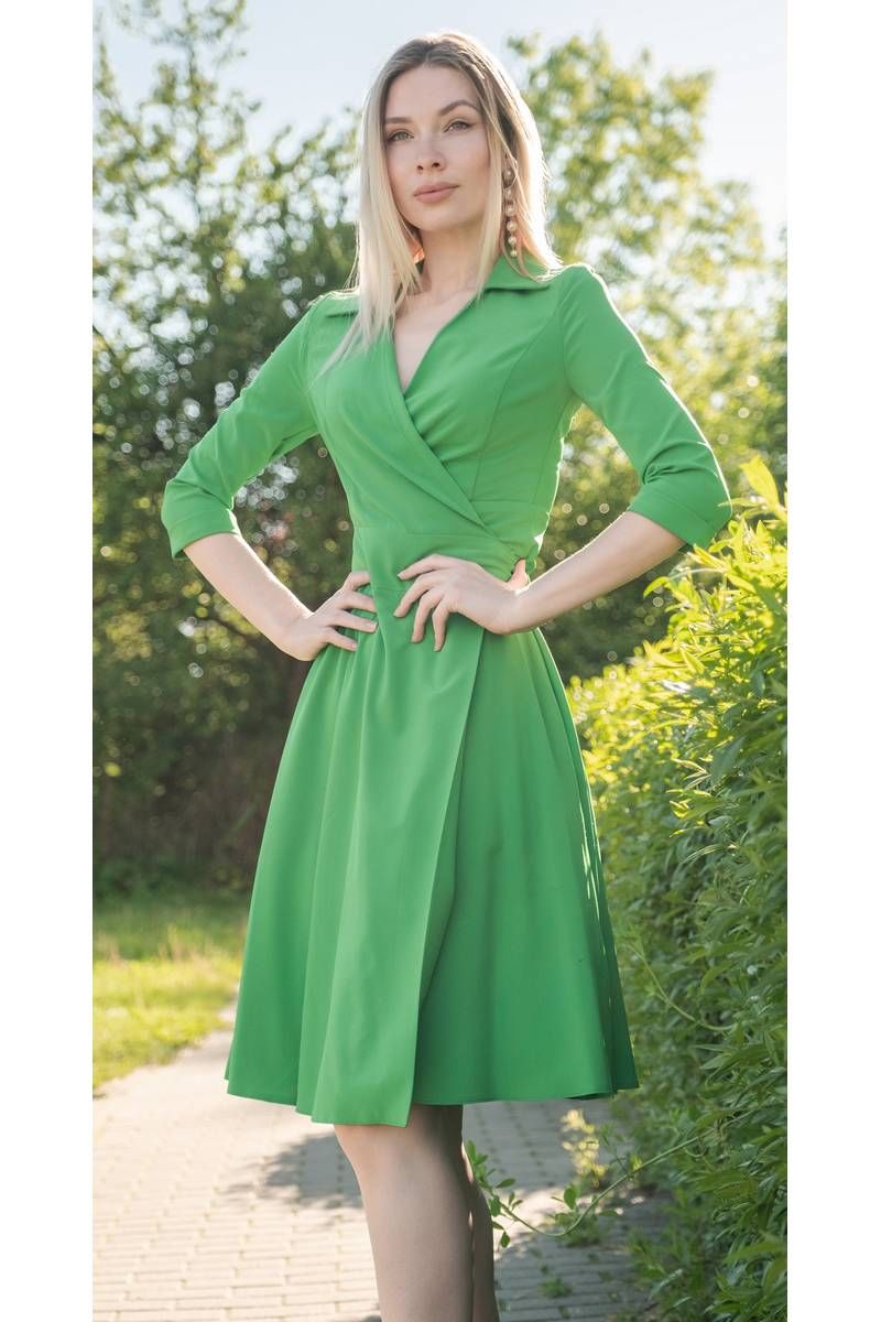 Платье Arisha 1144 зеленый