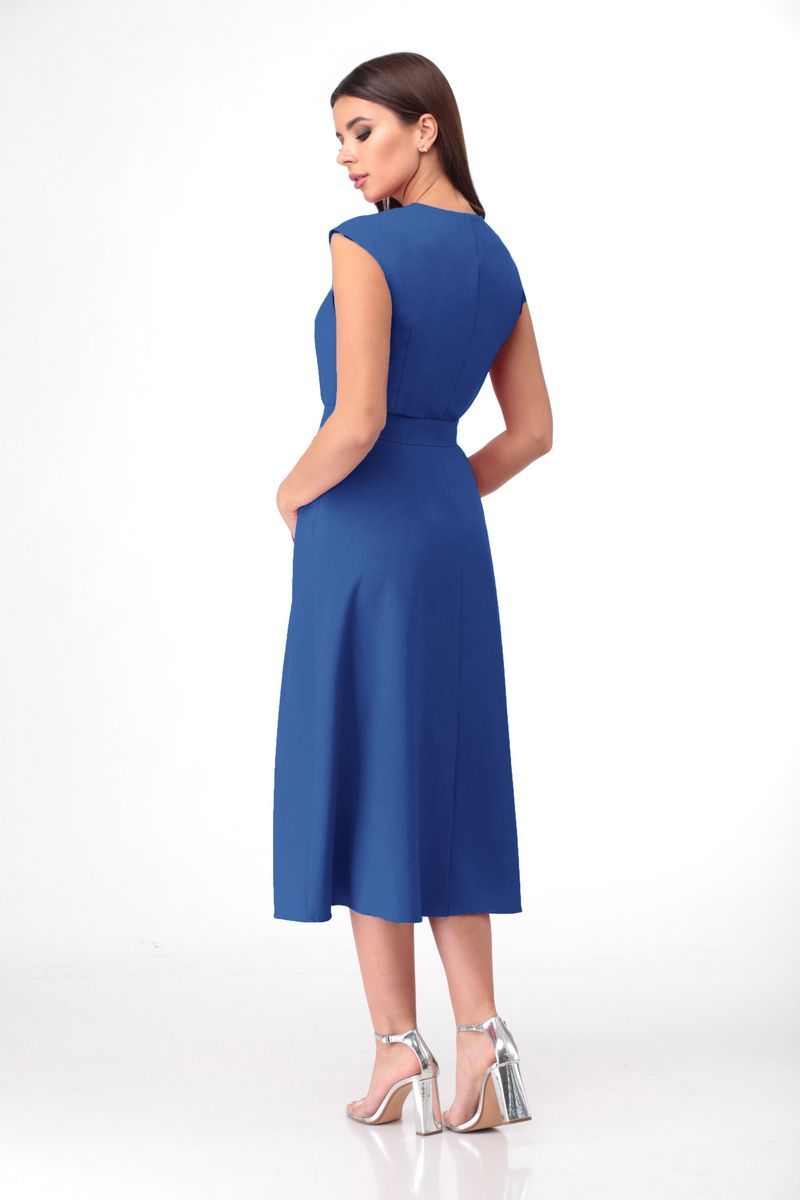 Платье VOLNA 1143 синий.васильковый
