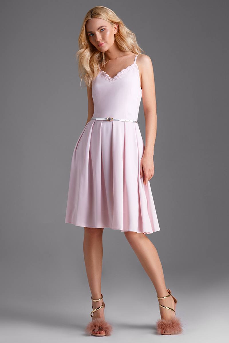 Платье LaVeLa L1619 розовый