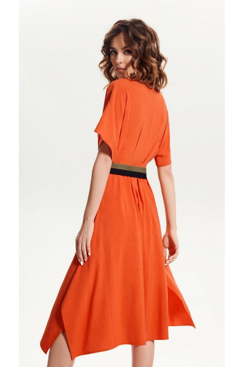 Платье VLADINI 4157 оранжевый