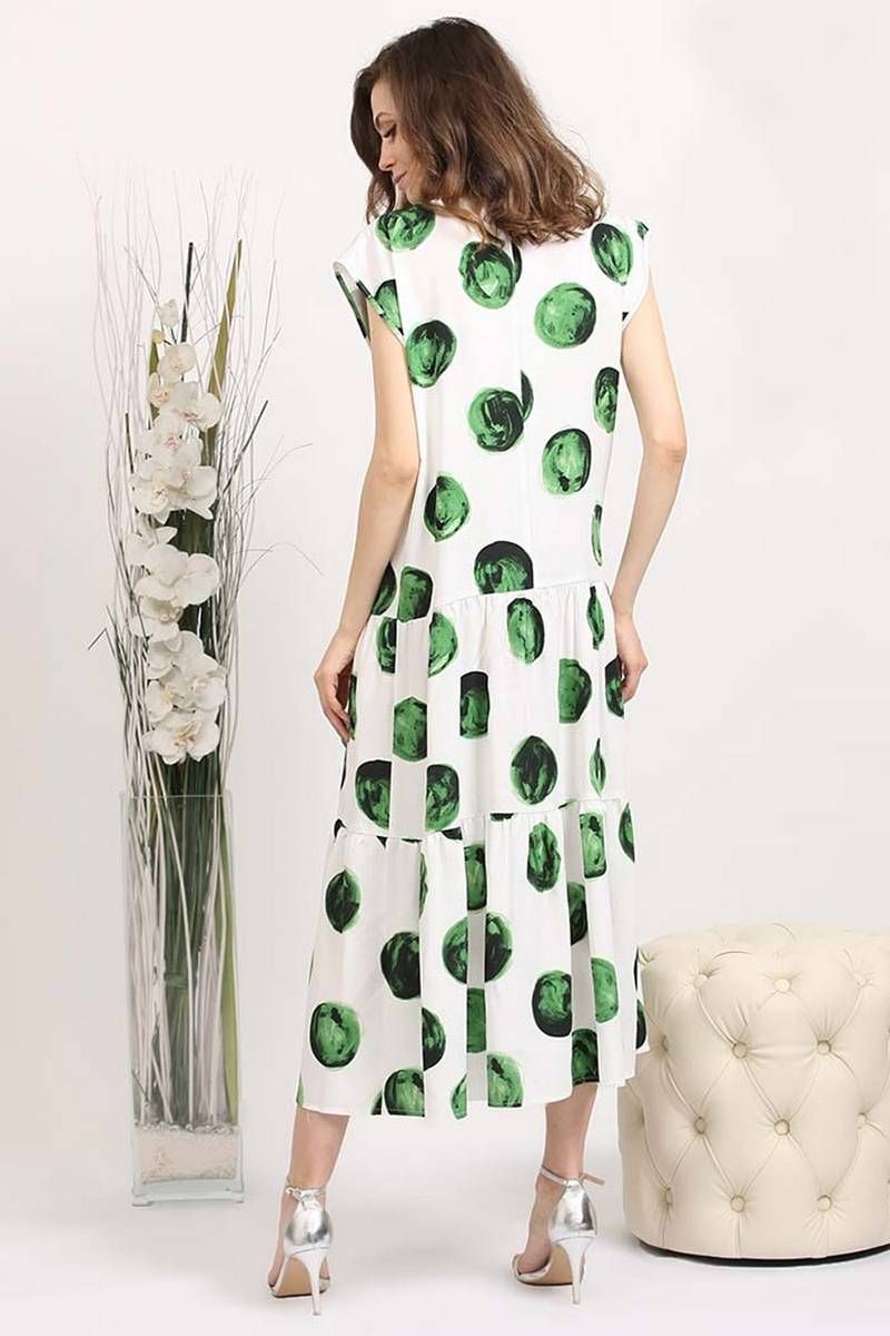 Платья Achosa 999 зеленые шары