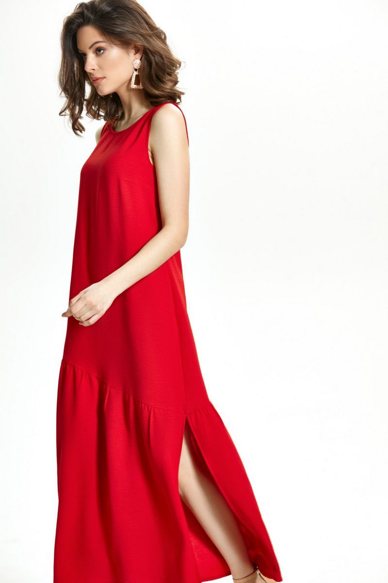 Платье TEZA 1361 красный