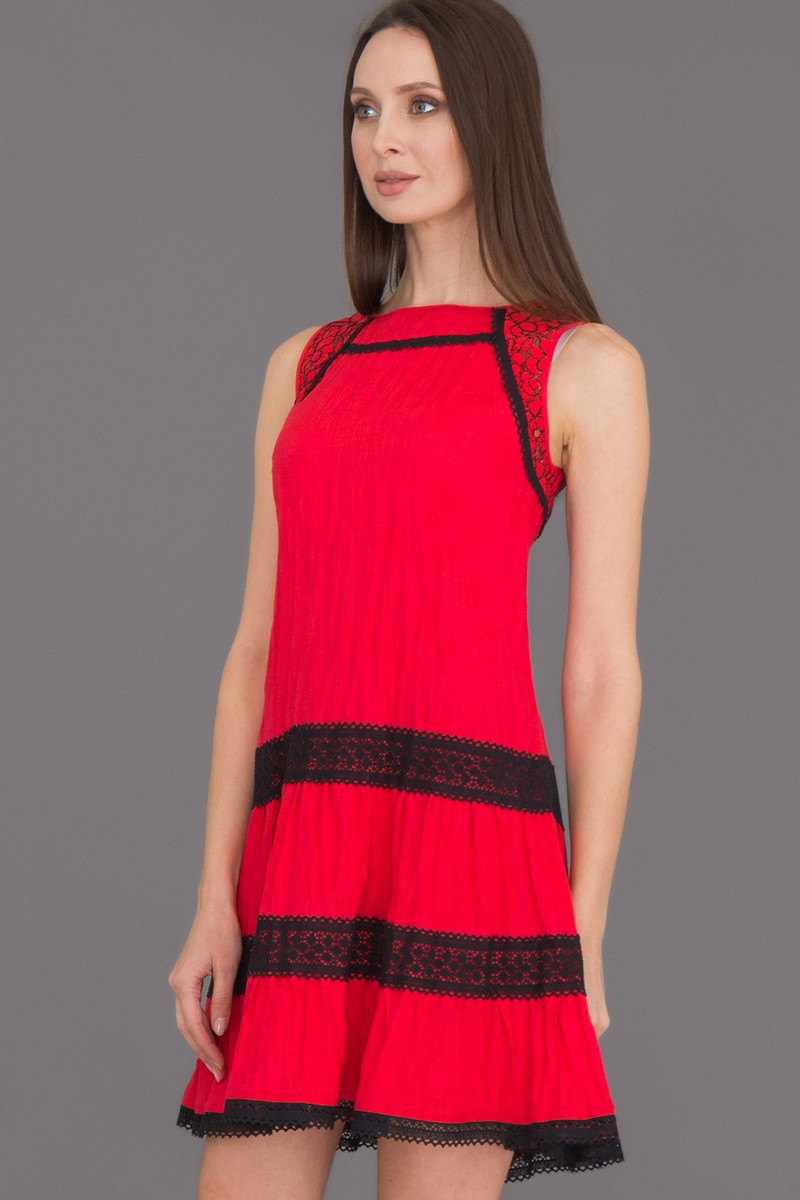 Платье Ружана 193-2 красный