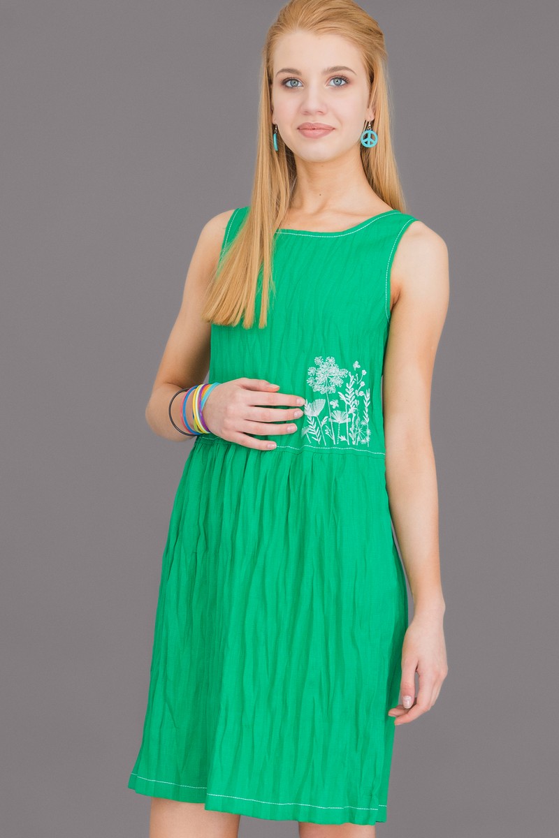 Платья Ружана 324-2 зеленый