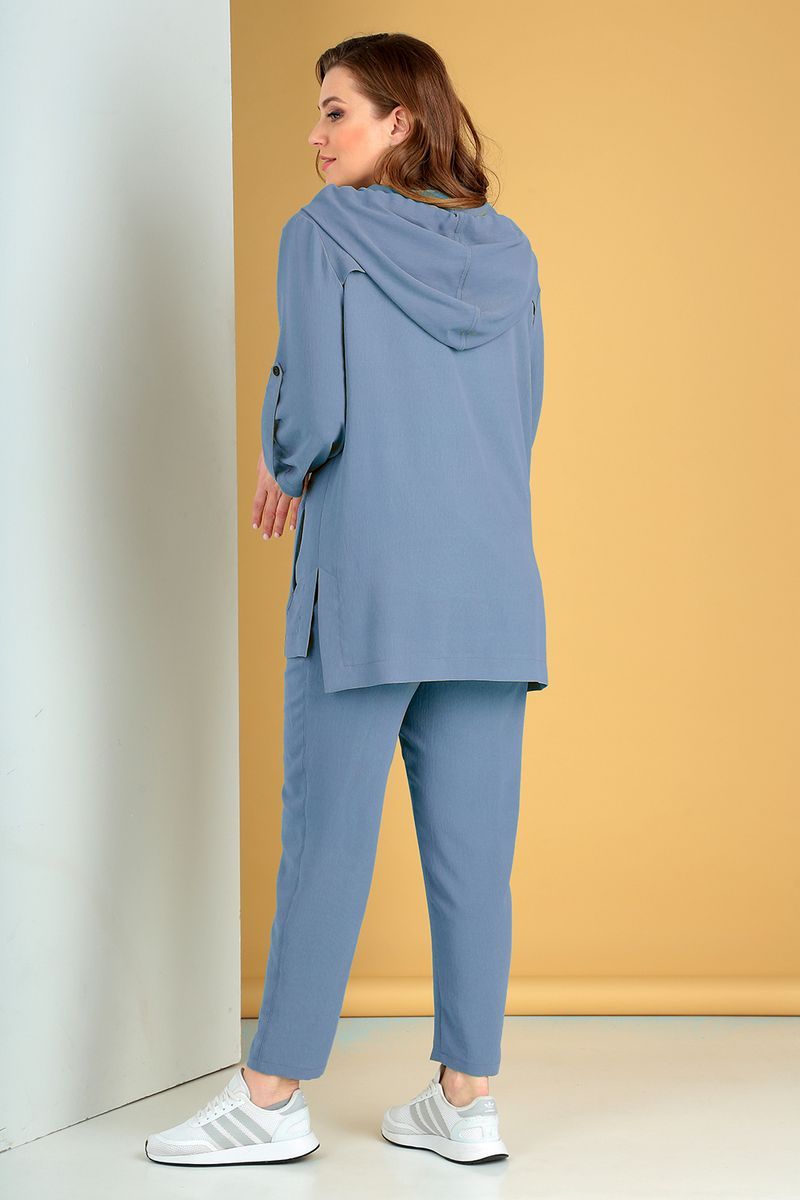 Женский комплект с курткой Liona Style 738 синий