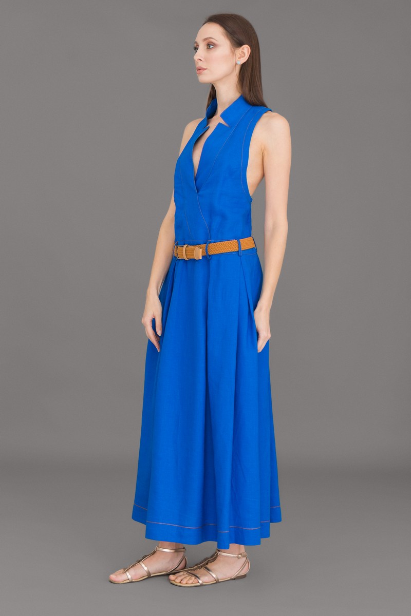 Платье Ружана 287-4 синий