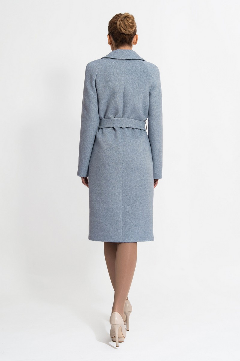 Женское пальто Gotti 153-8 светло-голубой