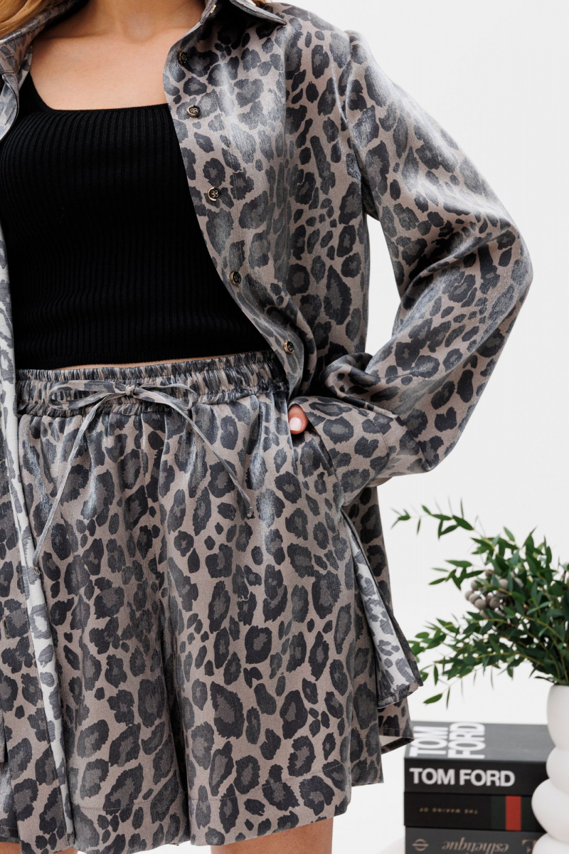 Женский комплект с шортами KOKOdea 2.11 леопард