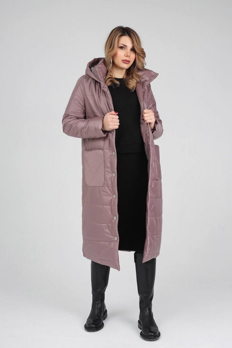 Женское пальто IUKONA 6030 лиловый