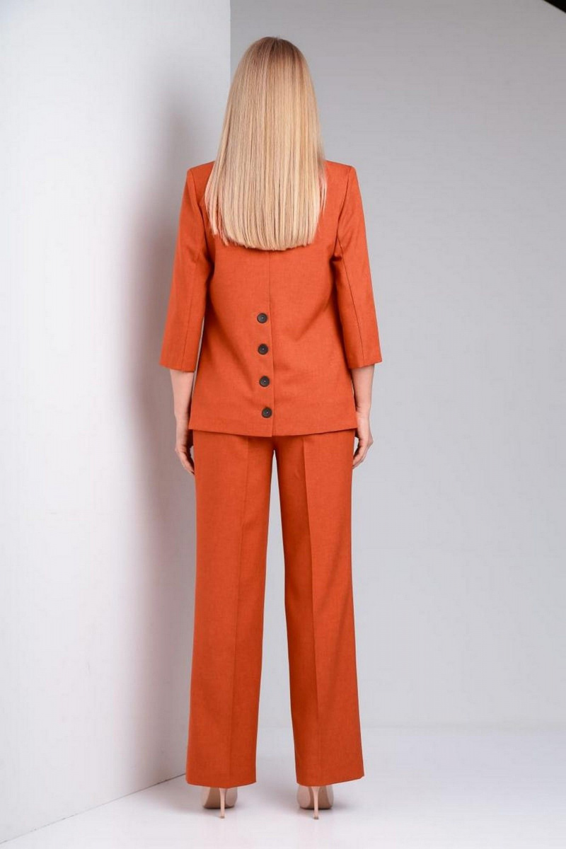 Брючный костюм Милора-стиль 1208 оранжевый