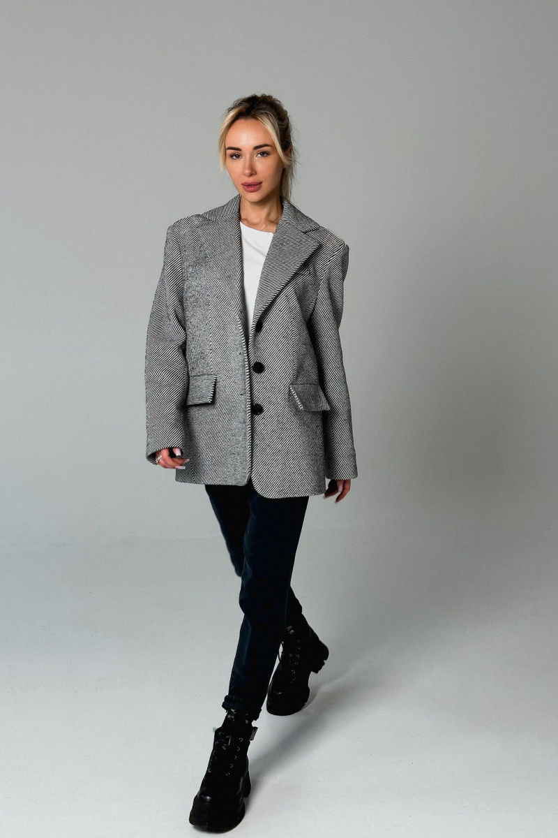 Женское пальто Skipper Design 134 серый