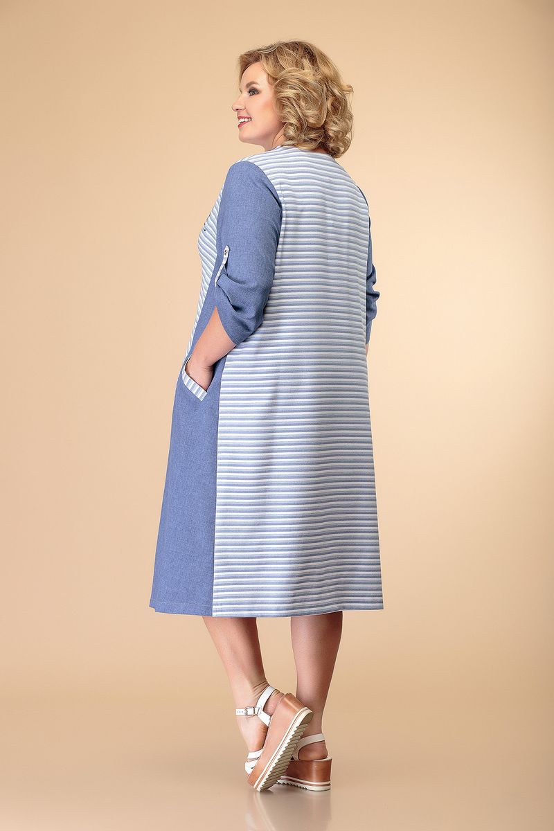 Платье Romanovich Style 1-2027 голубые_тона
