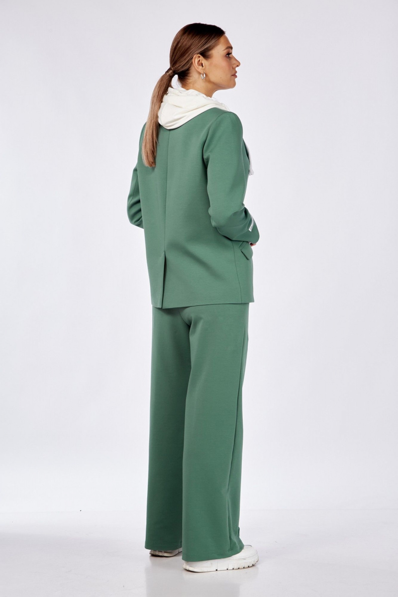 Брючный костюм Диомант 1947 зелень