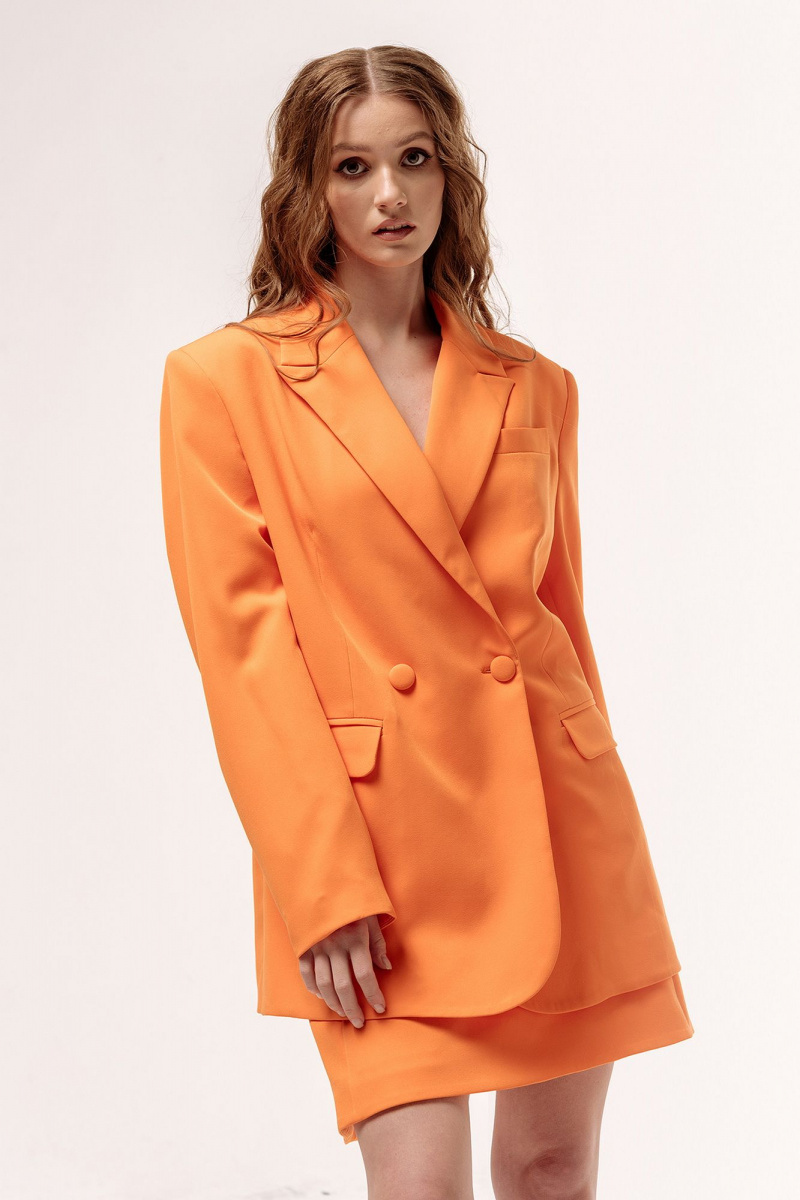 Юбочный костюм FLAIM 1061 оранжевый