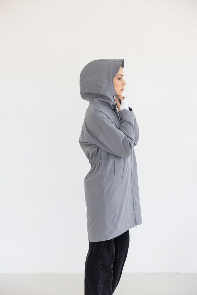 Женская куртка FEVRALI М03-2024 серый