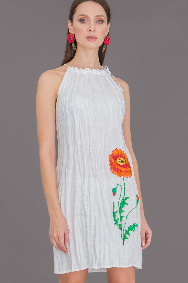 Платье Ружана 252-4 белый