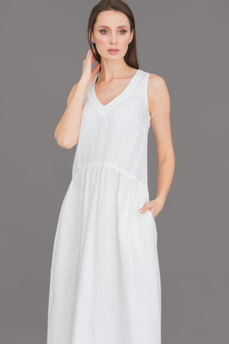 Платье Ружана 319-2 белый